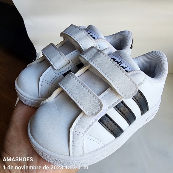 adidas Shoes Adidas Grand Court 2 Toddler Kids Velcro Shoes Size 5 Poshmark